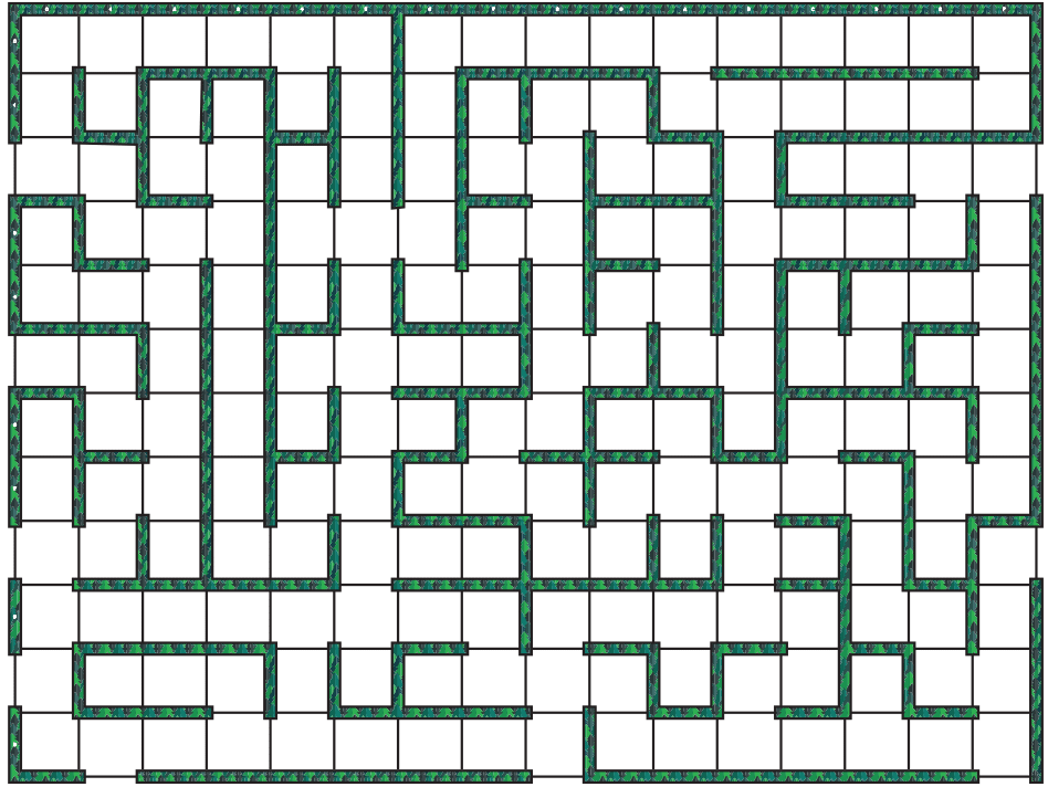 Printed Maze design